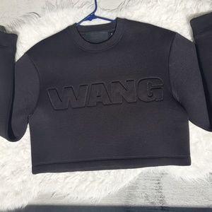 ALEXANDER WANG X HM • Cropped Sweatshirt size S